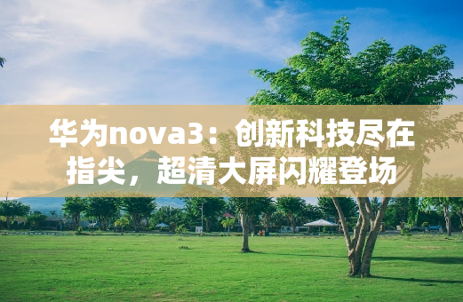 华为nova3：创新科技尽在指尖，超清大屏闪耀登场